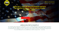 Desktop Screenshot of americandrugtestingconsortium.com